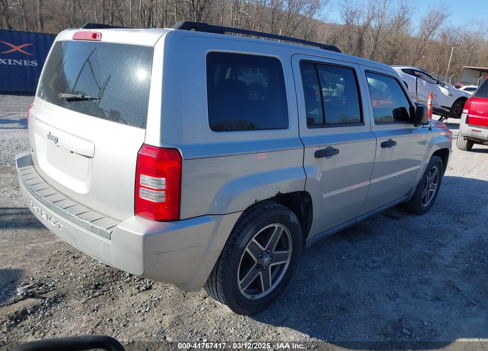 2008 JEEP PATRIOT VIN: 1J8FF28W28D701794