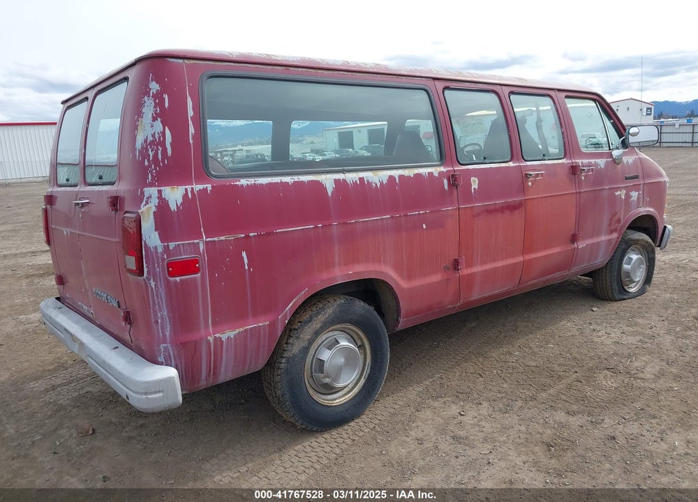 1991 DODGE RAM WAGON VIN: 2B5WB35Y7MK438211