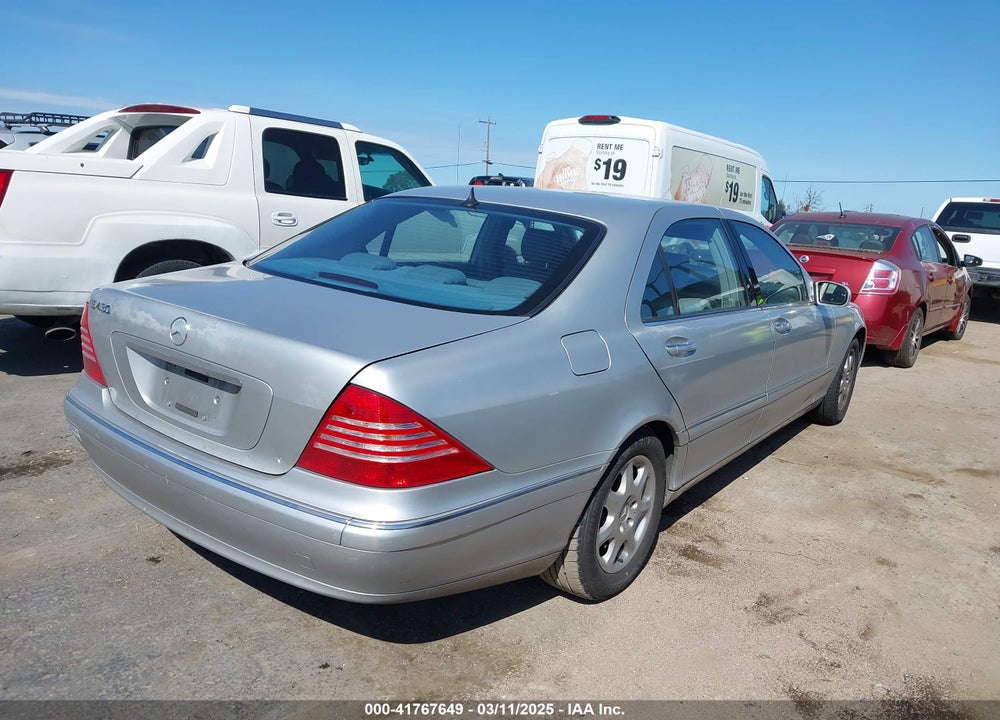 2000 MERCEDES-BENZ S 430 VIN: WDBNG70J8YA071910