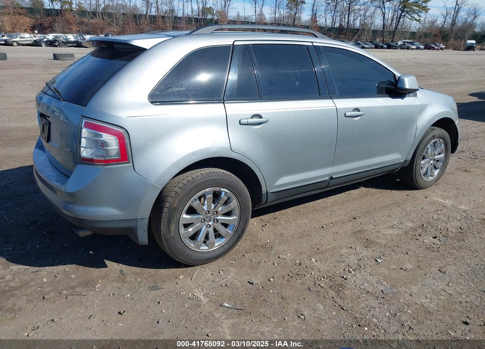 2007 FORD EDGE SEL VIN: 2FMDK38C27BB37599