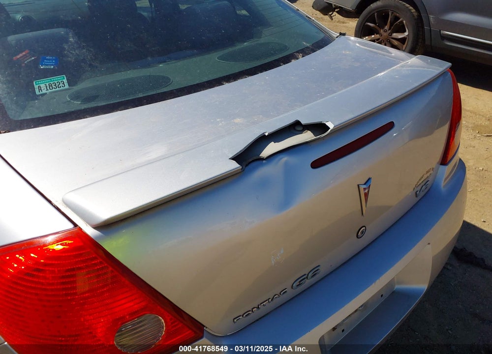 2008 PONTIAC G6 VIN: 1G2ZG57N684194639