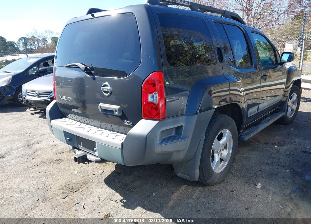2006 NISSAN XTERRA SE VIN: 5N1AN08W96C532834