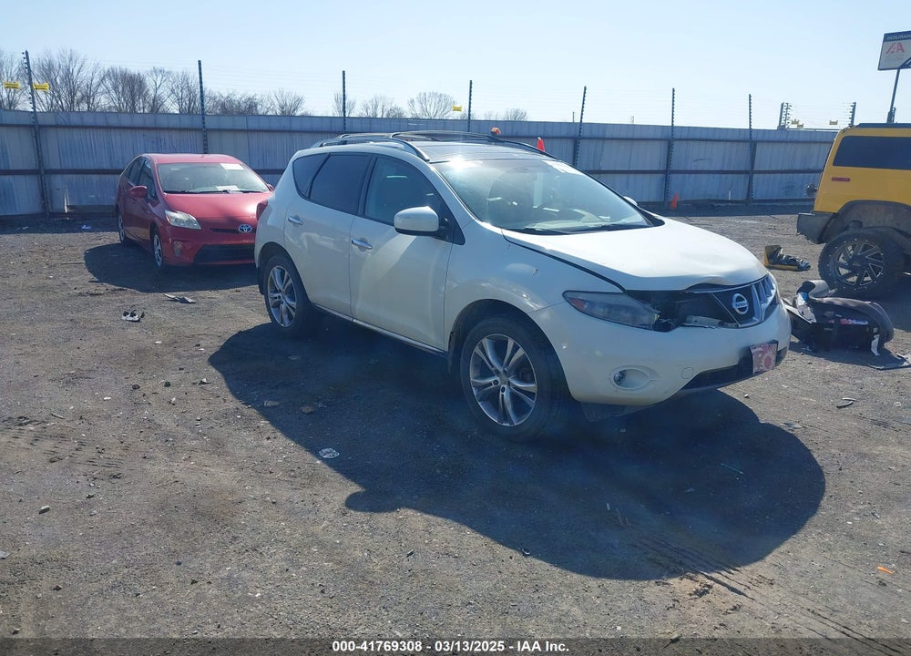 2010 NISSAN MURANO VIN: JN8AZ1MW0AW121287