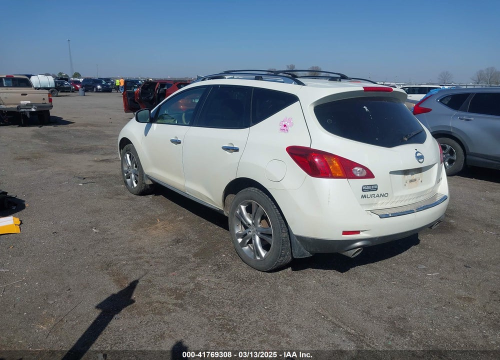 2010 NISSAN MURANO VIN: JN8AZ1MW0AW121287