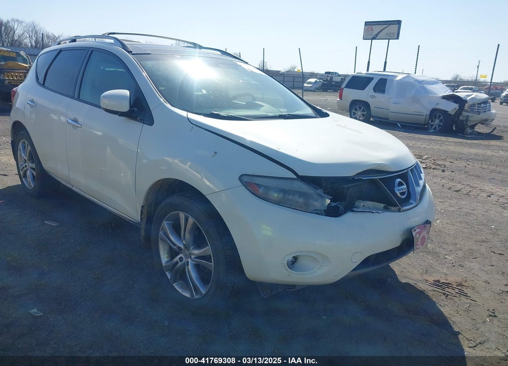 2010 NISSAN MURANO VIN: JN8AZ1MW0AW121287