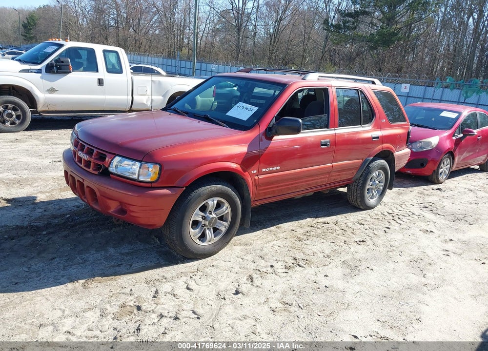 2001 ISUZU RODEO VIN: 4S2CK58W814326849