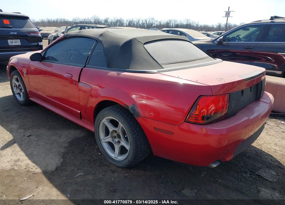2001 FORD MUSTANG GT VIN: 1FAFP45X61F196100