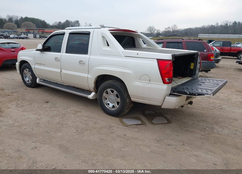 2002 CADILLAC ESCALADE EXT VIN: 3GYEK63N82G313753