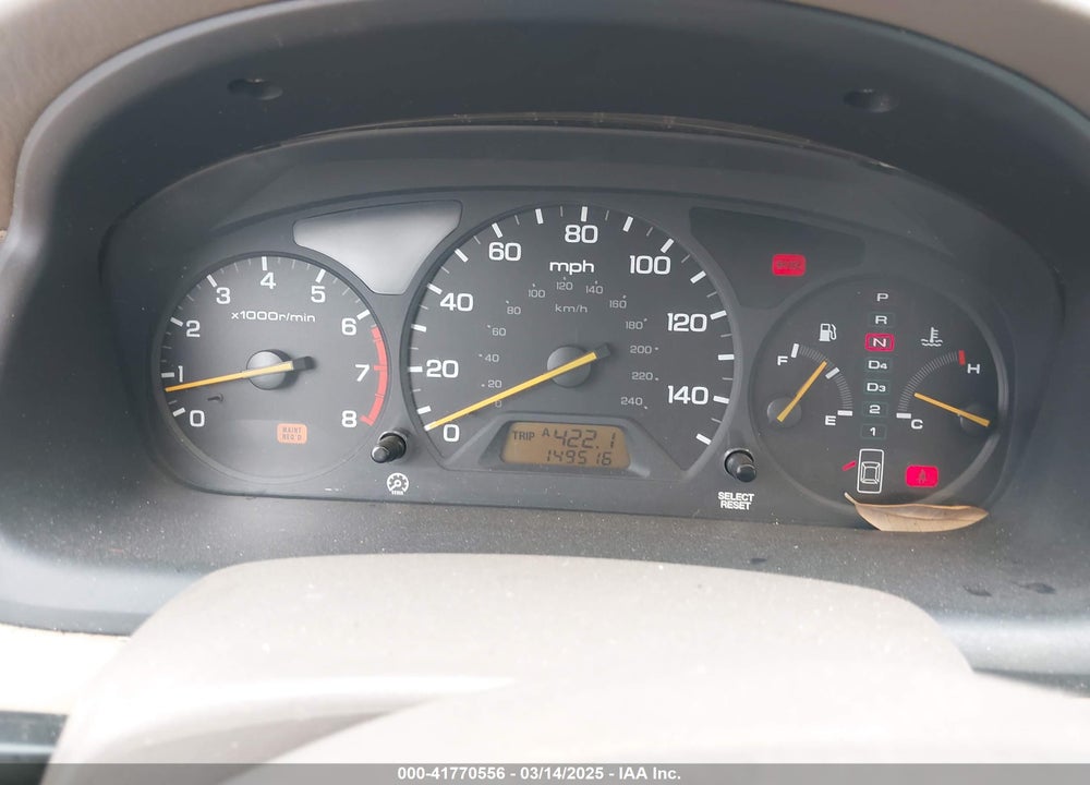 2001 HONDA ACCORD 3.0 EX VIN: 1HGCG165X1A077702