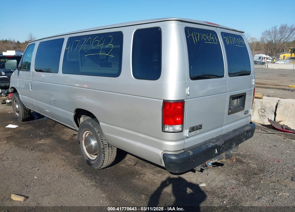 2001 FORD E-350 SUPER DUTY VIN: 1FBSS31L81HA60287