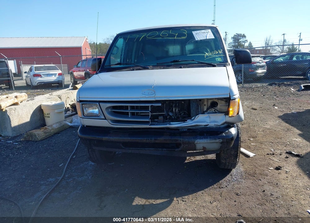 2001 FORD E-350 SUPER DUTY VIN: 1FBSS31L81HA60287