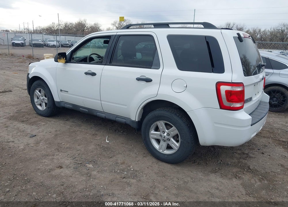 2009 FORD ESCAPE HYBRID VIN: 1FMCU59389KA49603