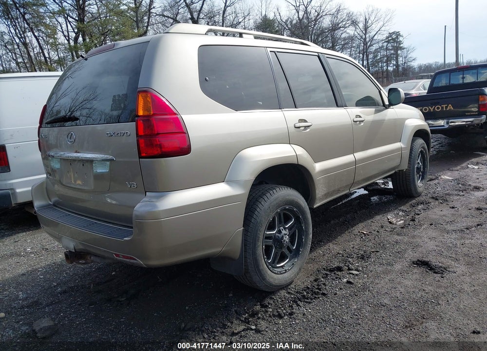 2005 LEXUS GX 470 VIN: JTJBT20X450091562