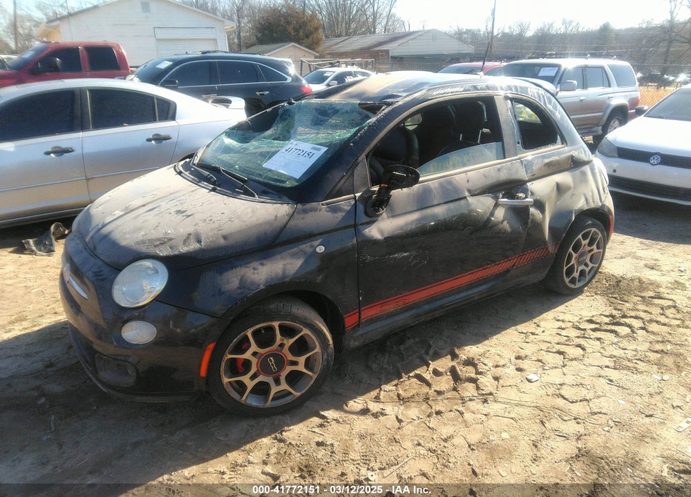 2012 FIAT 500 VIN: 3C3CFFBR3CT370462