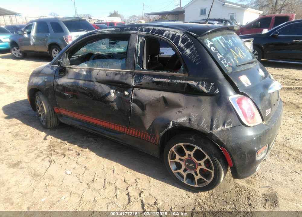 2012 FIAT 500 VIN: 3C3CFFBR3CT370462