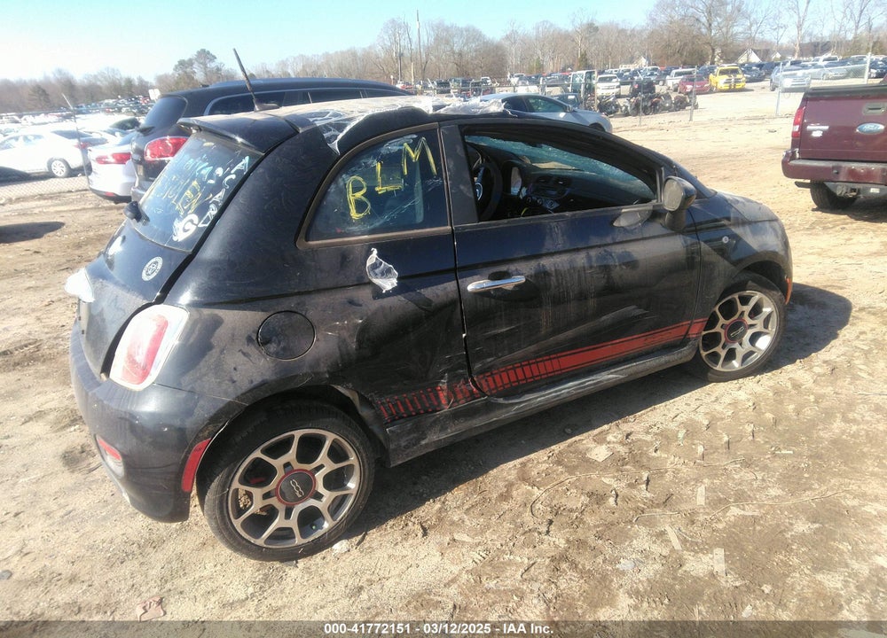 2012 FIAT 500 VIN: 3C3CFFBR3CT370462