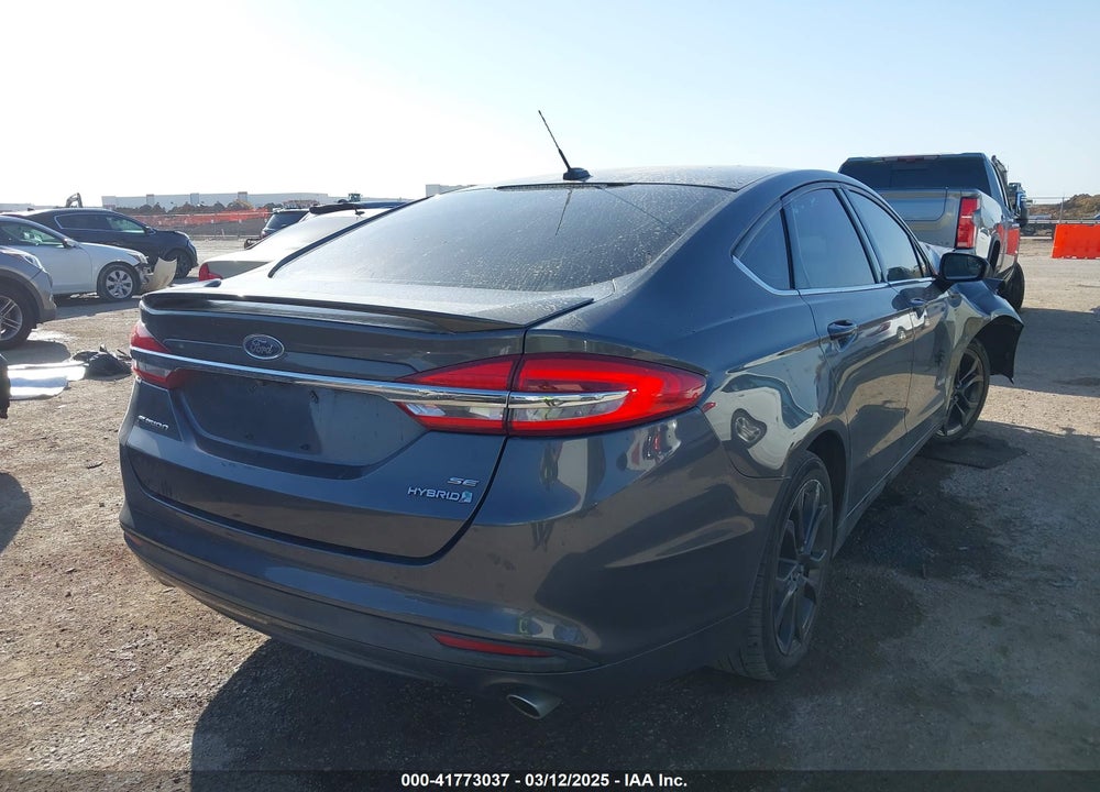 2018 FORD FUSION HYBRID VIN: 3FA6P0LU8JR116073