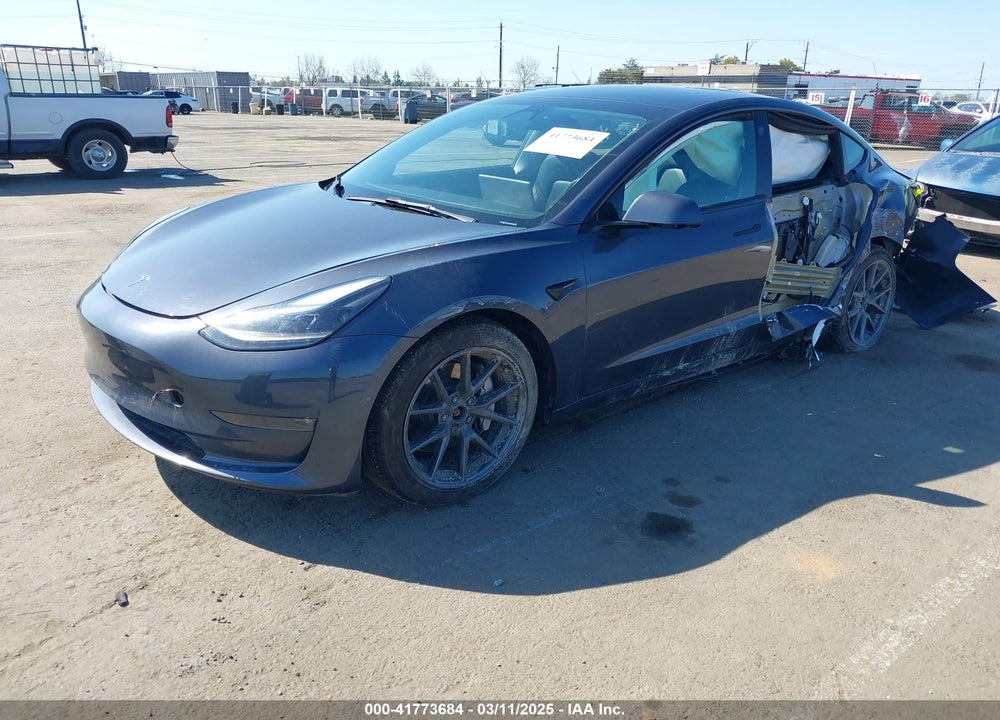 2022 TESLA MODEL 3 LONG RANGE DUAL MOTOR ALL-WHEEL DRIVE VIN: 5YJ3E1EB2NF251772