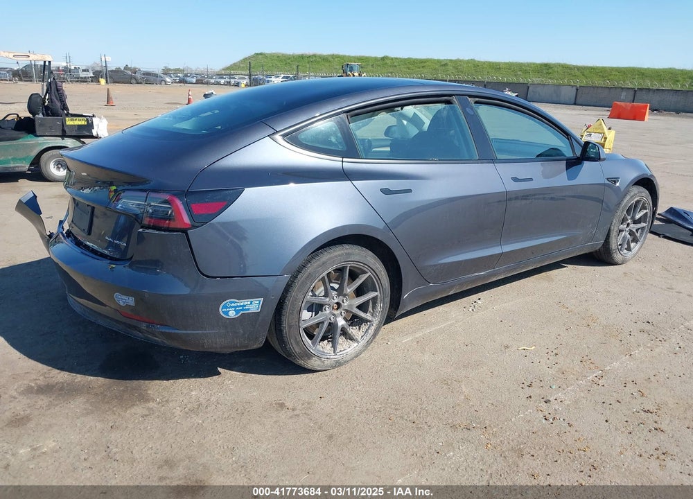 2022 TESLA MODEL 3 LONG RANGE DUAL MOTOR ALL-WHEEL DRIVE VIN: 5YJ3E1EB2NF251772
