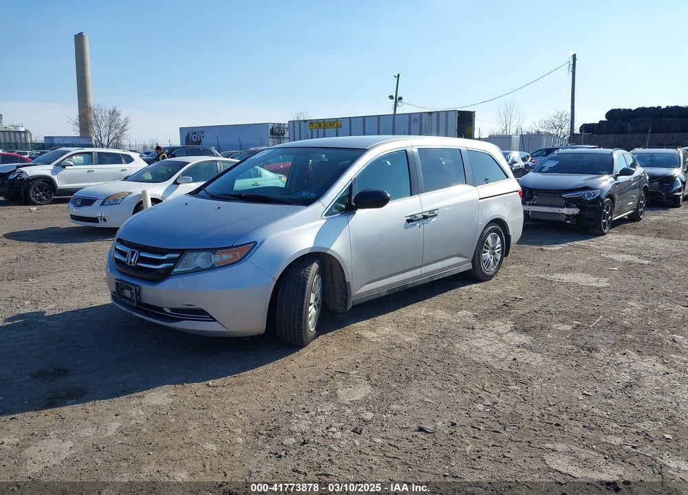 2015 HONDA ODYSSEY LX VIN: 5FNRL5H22FB061572