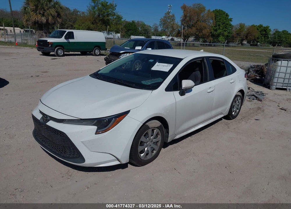 2020 TOYOTA COROLLA VIN: 5YFEPRAE7LP142792