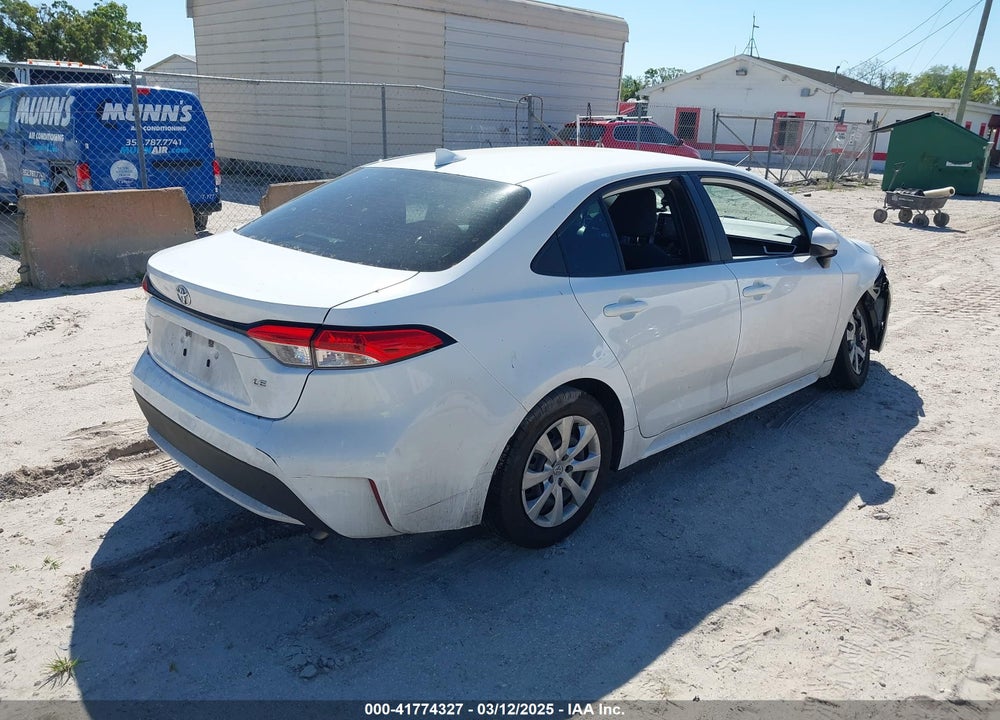 2020 TOYOTA COROLLA VIN: 5YFEPRAE7LP142792