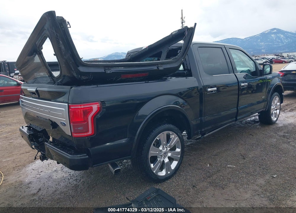 2017 FORD F-150 LIMITED VIN: 1FTEW1EG0HFA53998