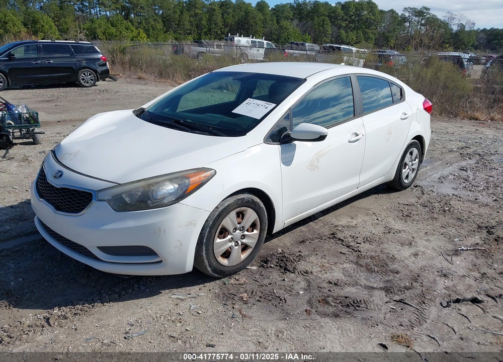 2016 KIA FORTE LX VIN: KNAFK4A65G5487785