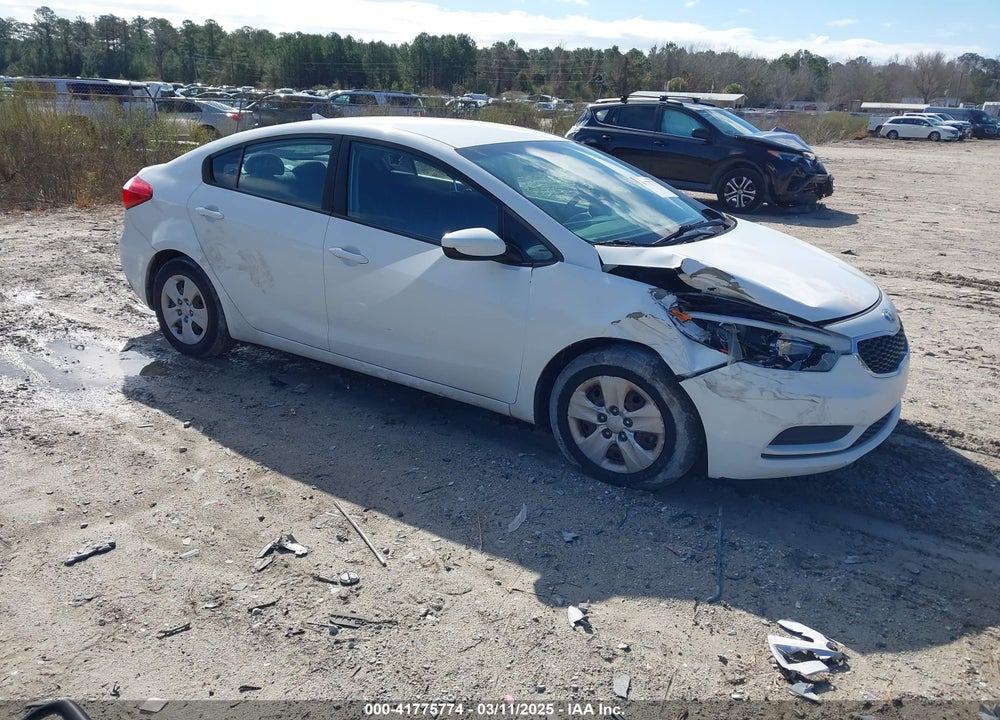 2016 KIA FORTE LX VIN: KNAFK4A65G5487785