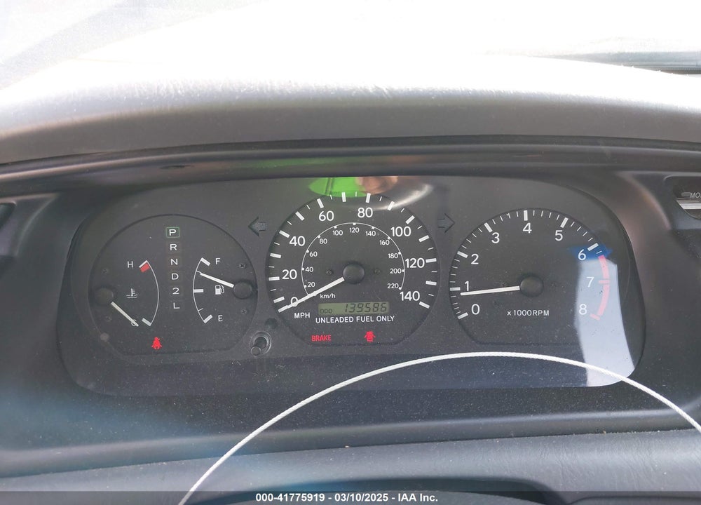 2001 TOYOTA CAMRY VIN: JT2BF22K310299589