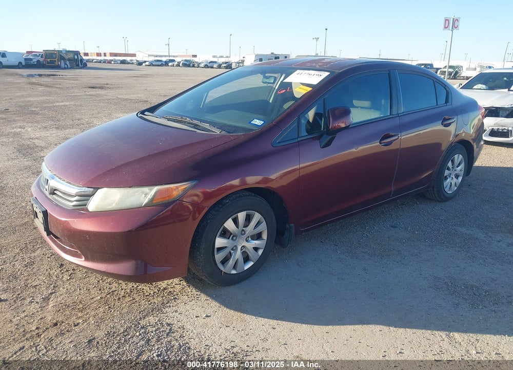 2012 HONDA CIVIC VIN: 2HGFB2F55CH555417