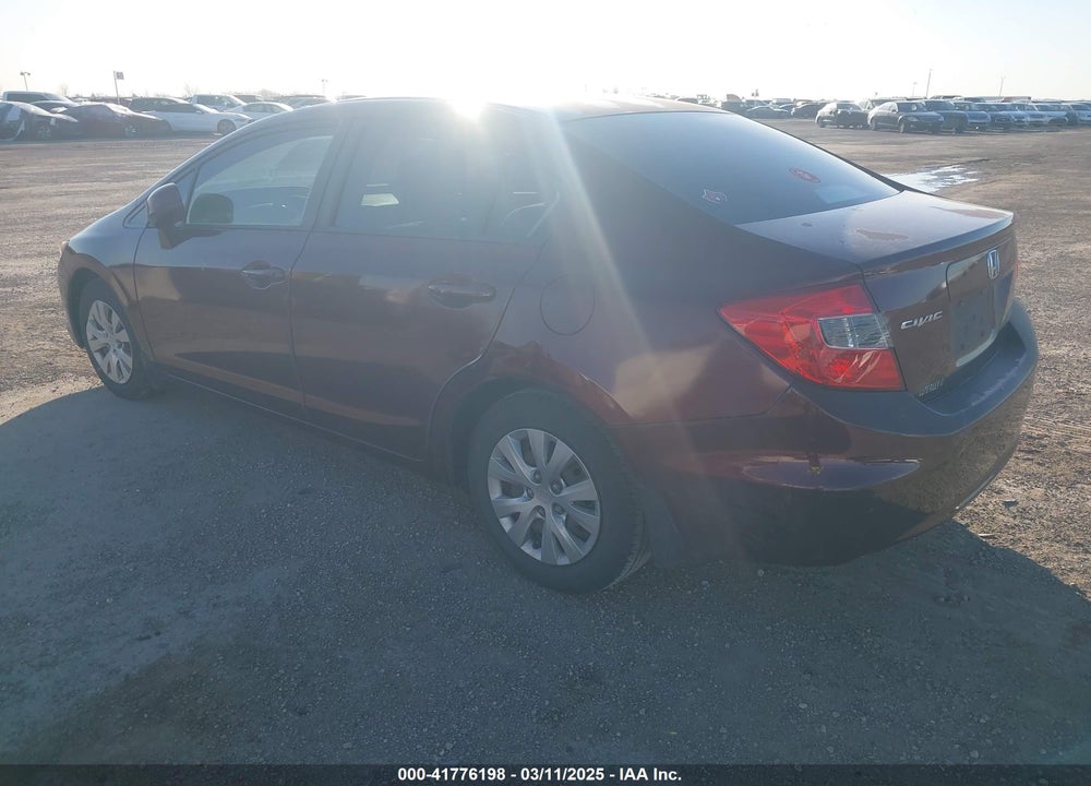 2012 HONDA CIVIC VIN: 2HGFB2F55CH555417