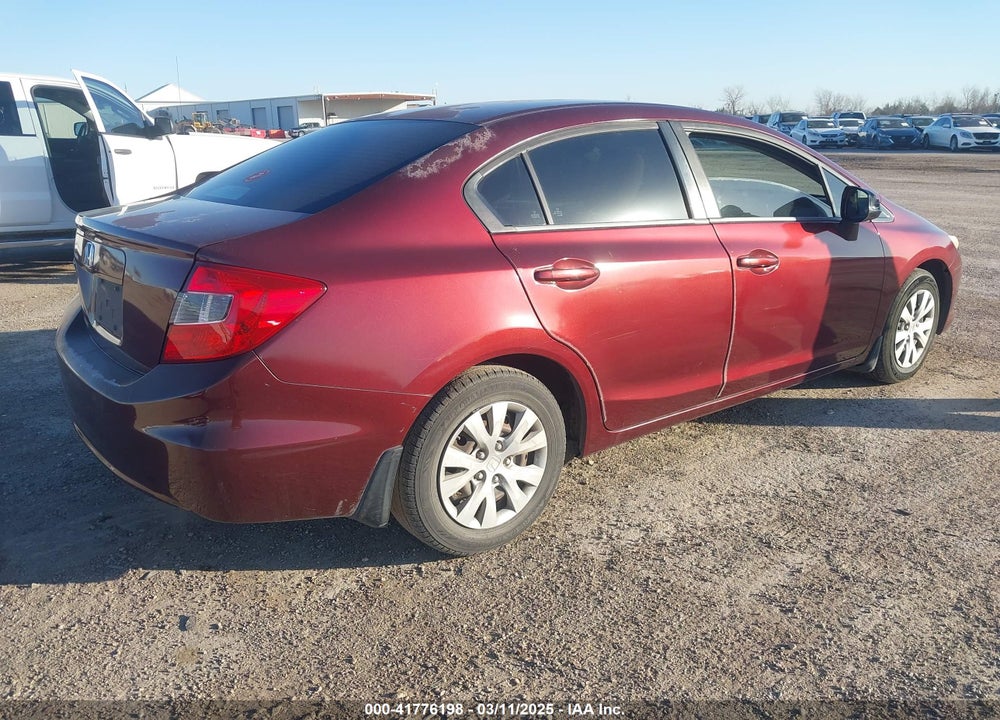 2012 HONDA CIVIC VIN: 2HGFB2F55CH555417