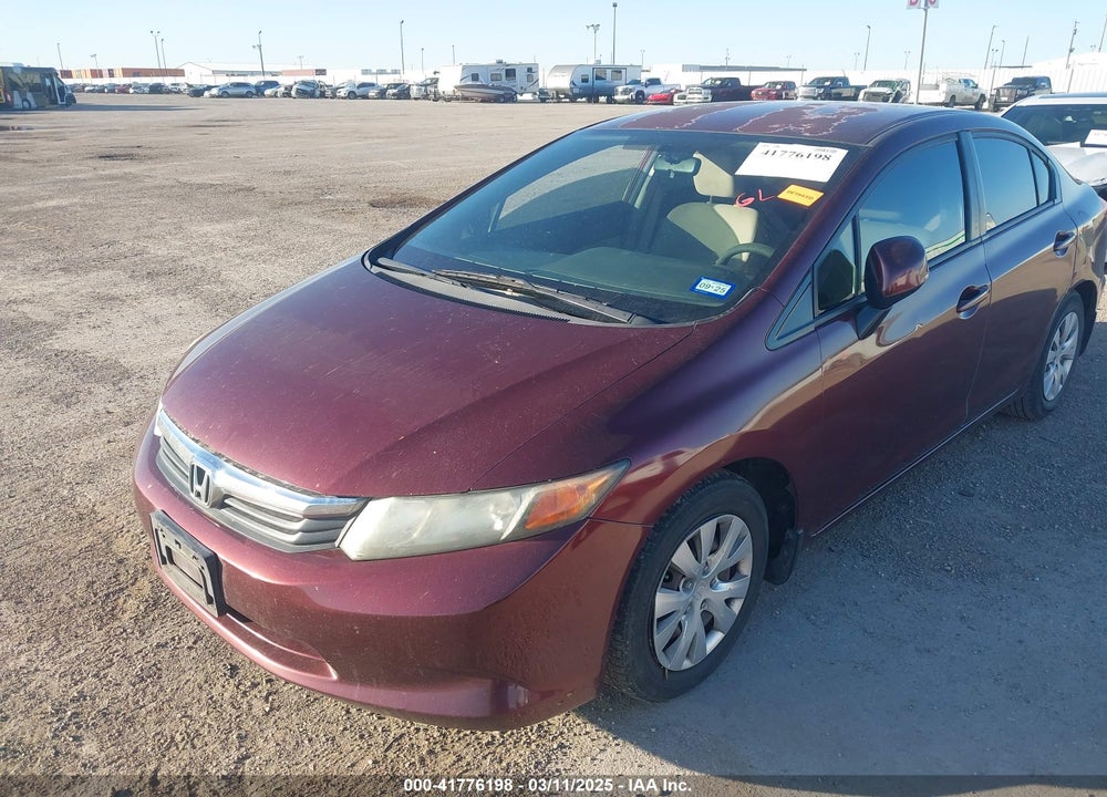 2012 HONDA CIVIC VIN: 2HGFB2F55CH555417