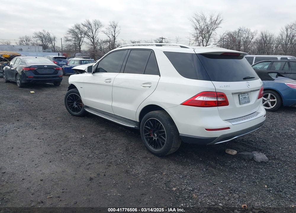 2012 MERCEDES-BENZ ML 350 VIN: 4JGDA5HB6CA081954
