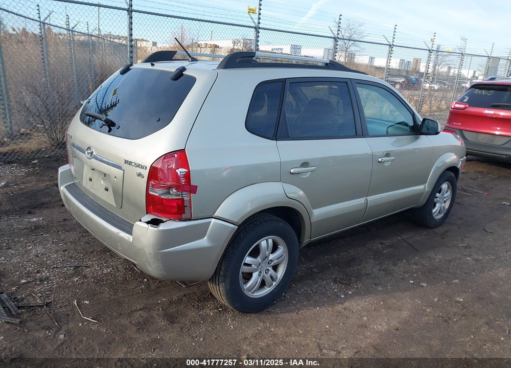 2007 HYUNDAI TUCSON VIN: KM8JN12D47U485334