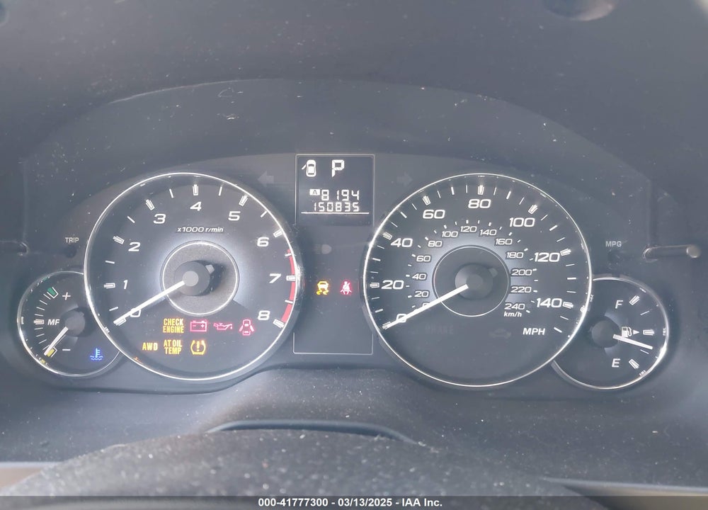 2010 SUBARU OUTBACK VIN: 4S4BRBKC8A3367239