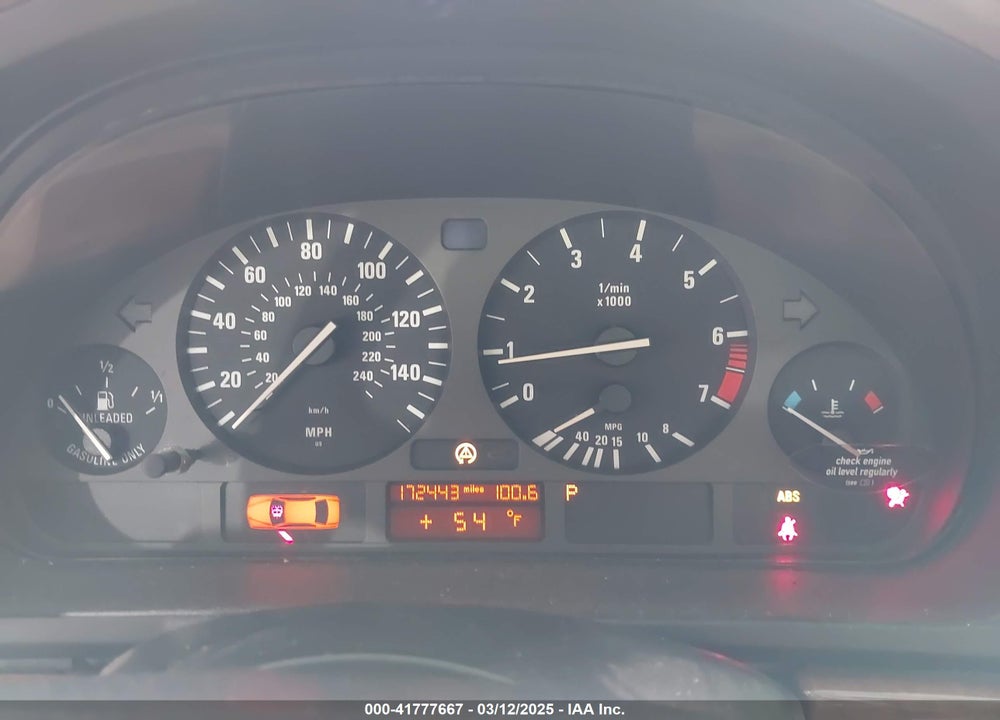 1997 BMW 528I VIN: WBADD6323VBW15656