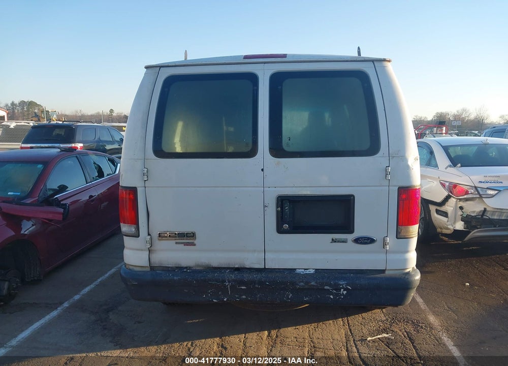 2012 FORD E-250 VIN: 1FTNE2EW6CDB25033