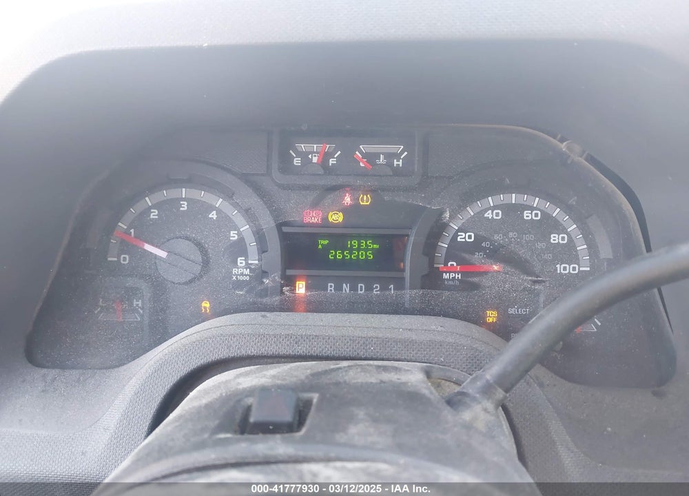 2012 FORD E-250 VIN: 1FTNE2EW6CDB25033