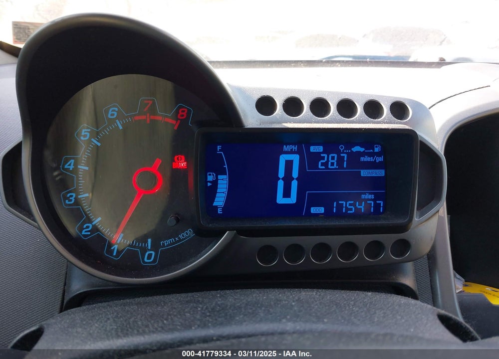 2012 CHEVROLET SONIC VIN: 1G1JD5SH1C4164419