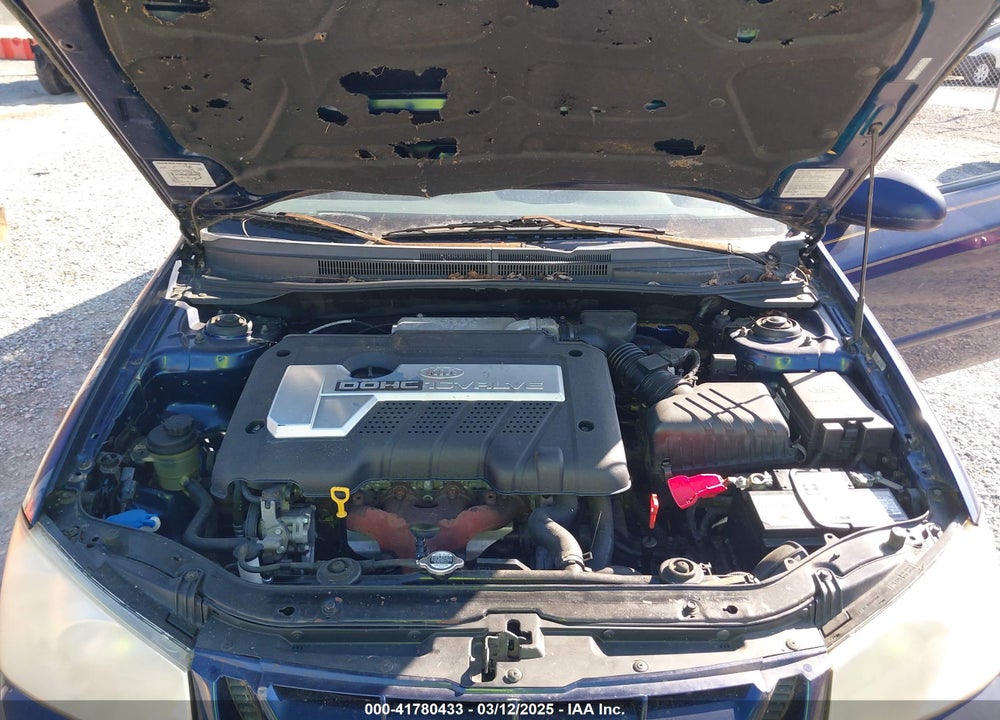 2006 KIA SPECTRA VIN: KNAFE121165251240