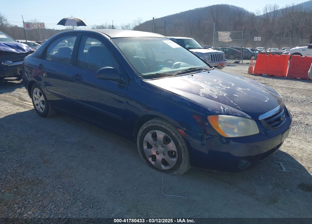 2006 KIA SPECTRA VIN: KNAFE121165251240