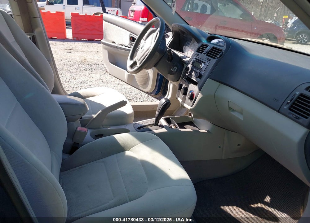 2006 KIA SPECTRA VIN: KNAFE121165251240