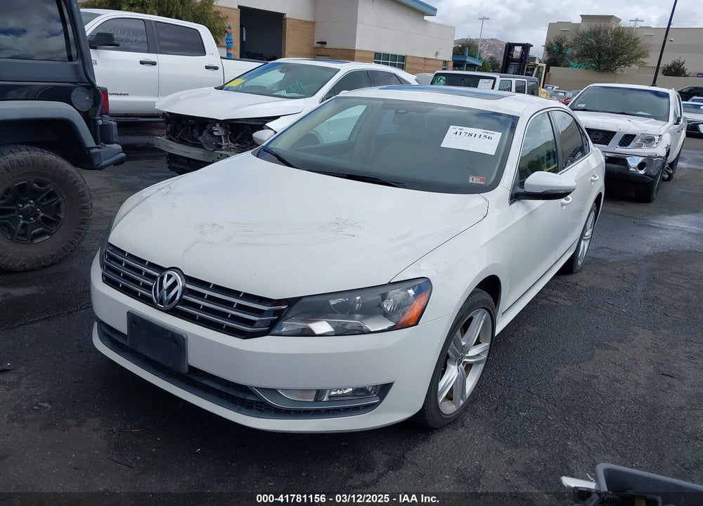 2012 VOLKSWAGEN PASSAT 2.0L TDI SEL PREMIUM VIN: 1VWCN7A34CC016962