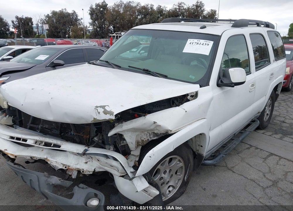 2002 CHEVROLET TAHOE Z71 VIN: 1GNEK13Z72R300592
