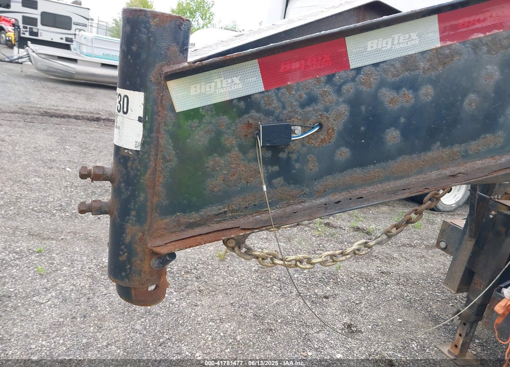 2022 BIG TEX TRAILER CO INC TRAILER VIN: 16V3F4821N6097730