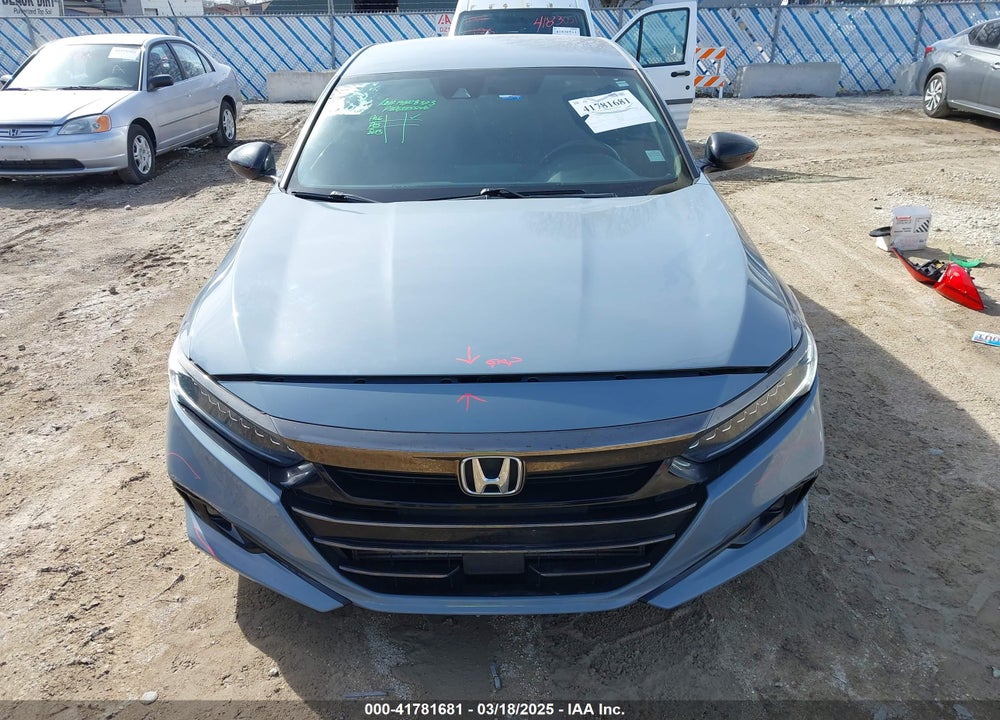 2021 HONDA ACCORD SPORT VIN: 1HGCV1F35MA029257