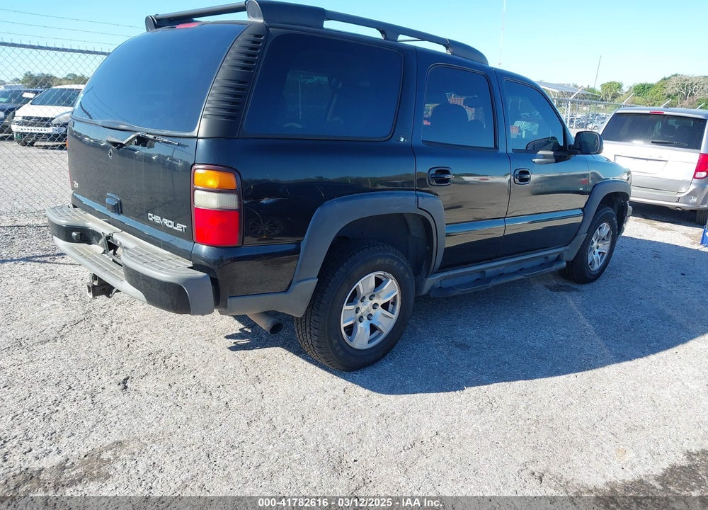 2004 CHEVROLET TAHOE VIN: 1GNEK13Z64R184420