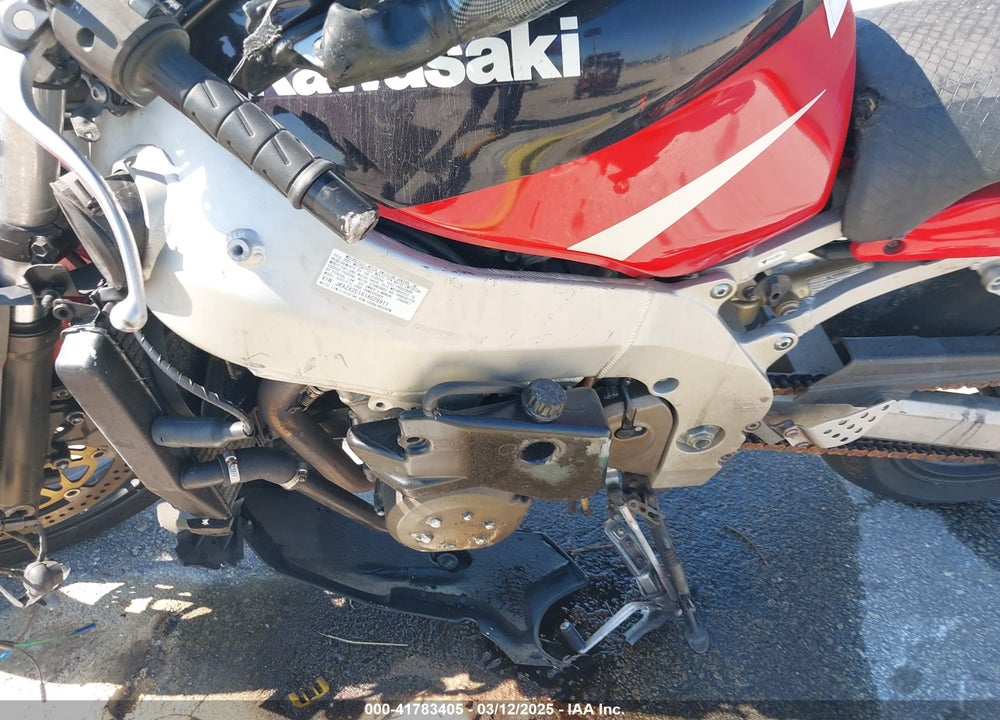 2001 KAWASAKI ZX900 E VIN: JKAZX2E161A028911